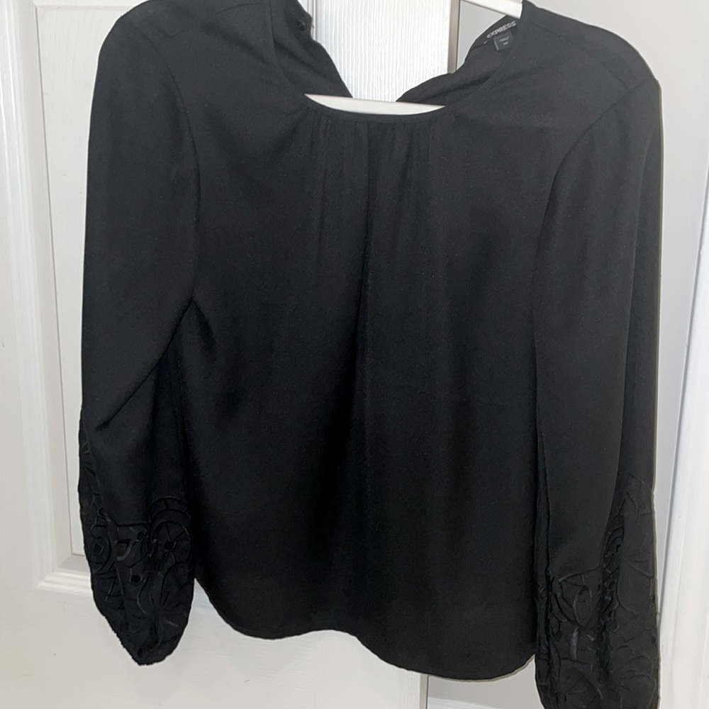 Express black blouse